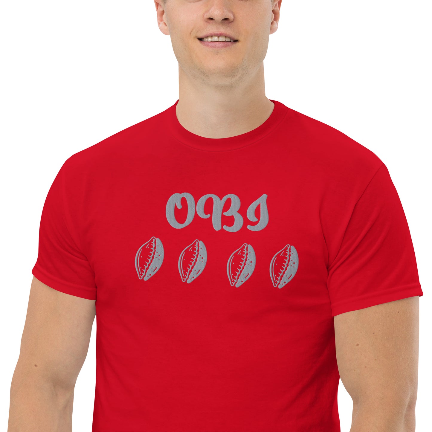 OBI Silver Embroidered Unisex classic tee