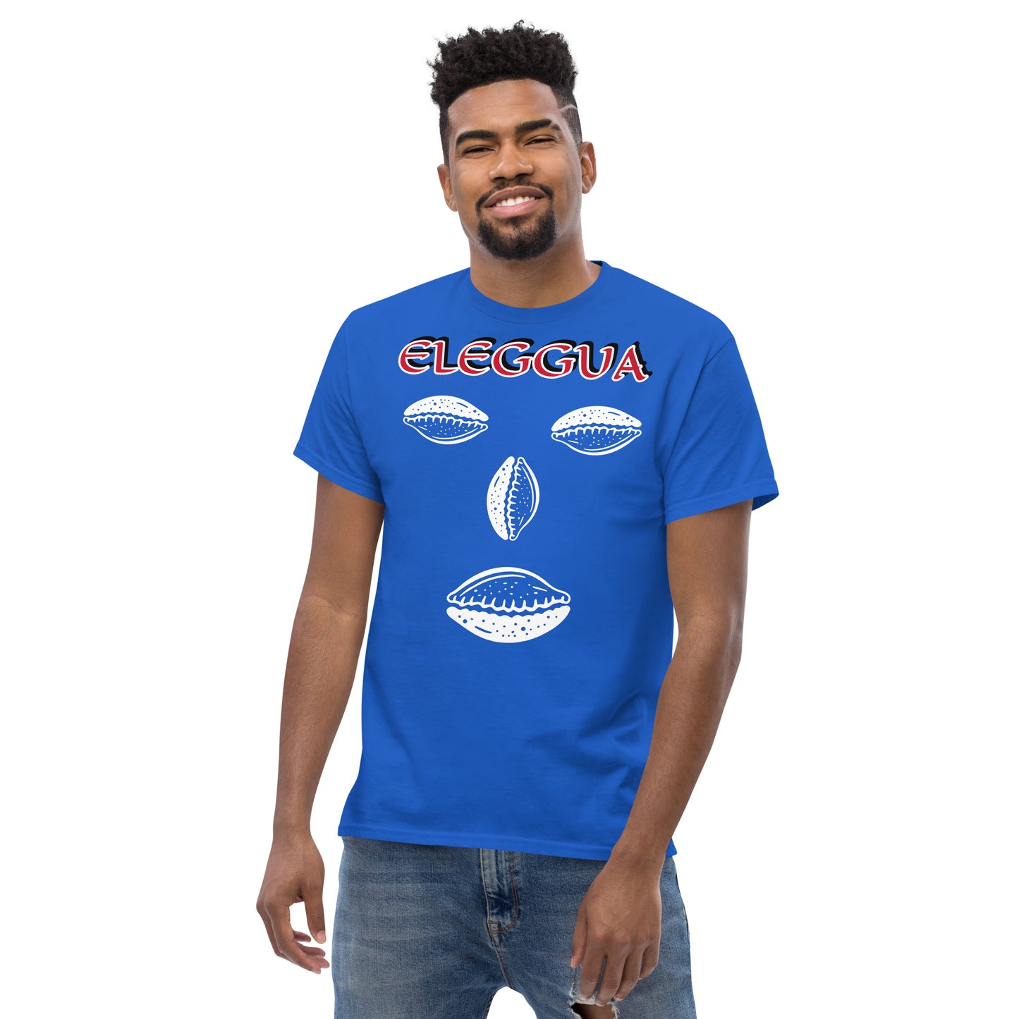 Eleggua Cowrie White Unisex classic tee