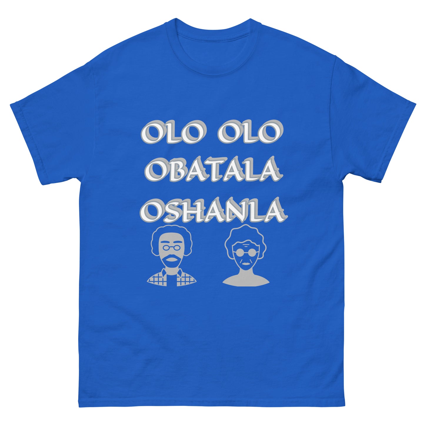 Olo Olo Obatala Oshanla Lucumi icon Unisex classic tee