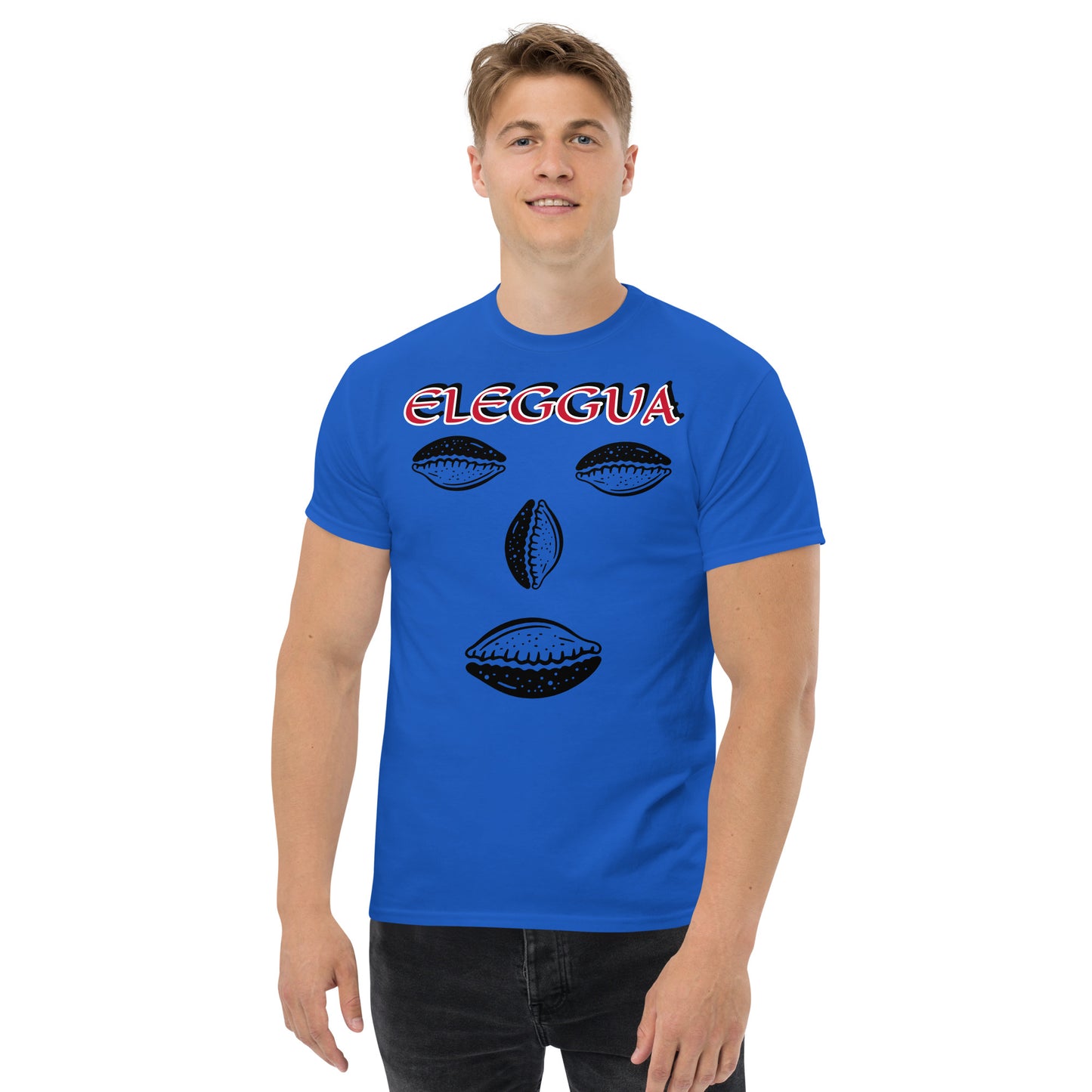 Eleggua Cowrie Black Unisex classic tee