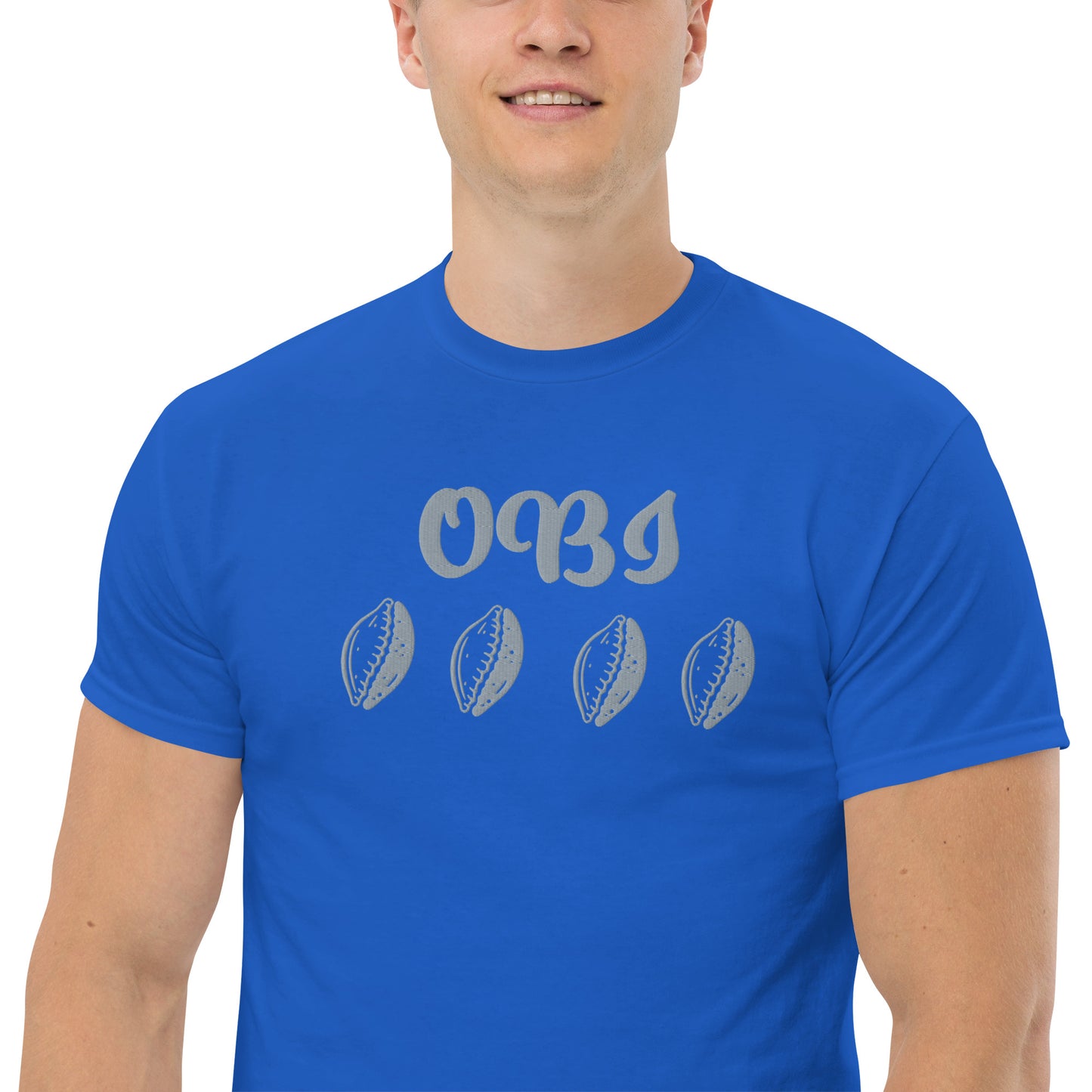 OBI Silver Embroidered Unisex classic tee