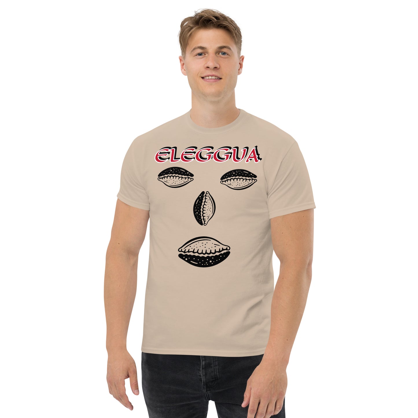 Eleggua Cowrie Black Unisex classic tee