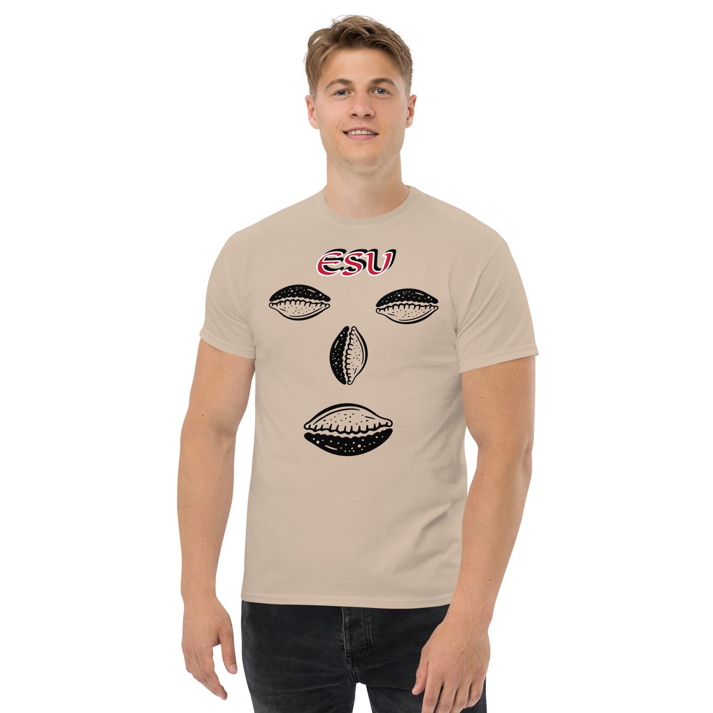 ESU Isese Cowrie Black Unisex classic tee