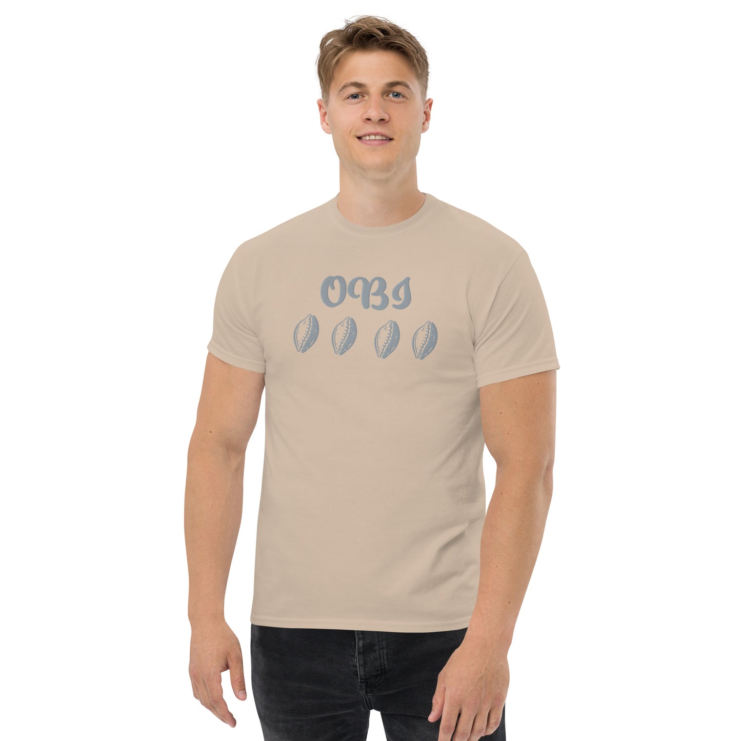 OBI Silver Embroidered Unisex classic tee