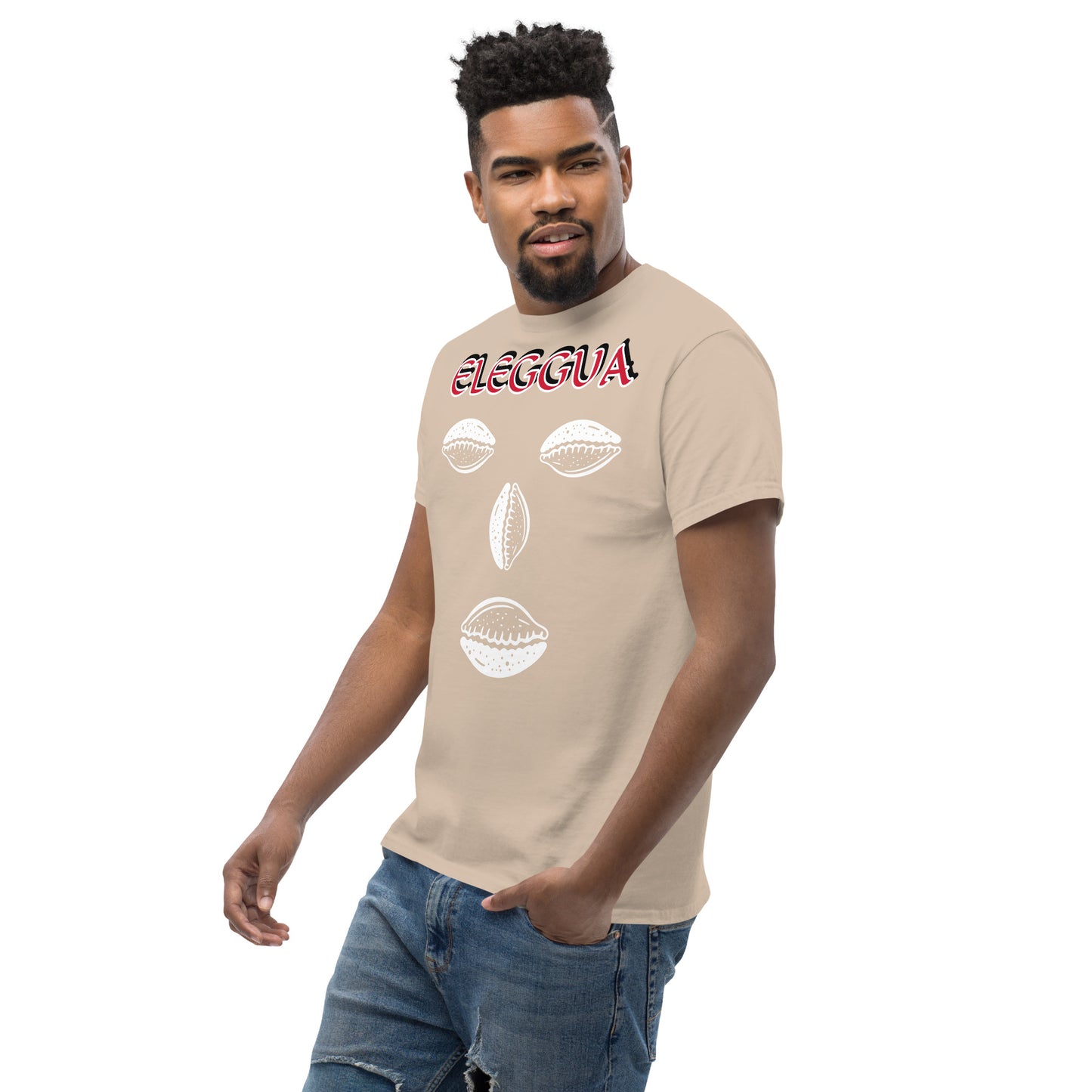 Eleggua Cowrie White Unisex classic tee