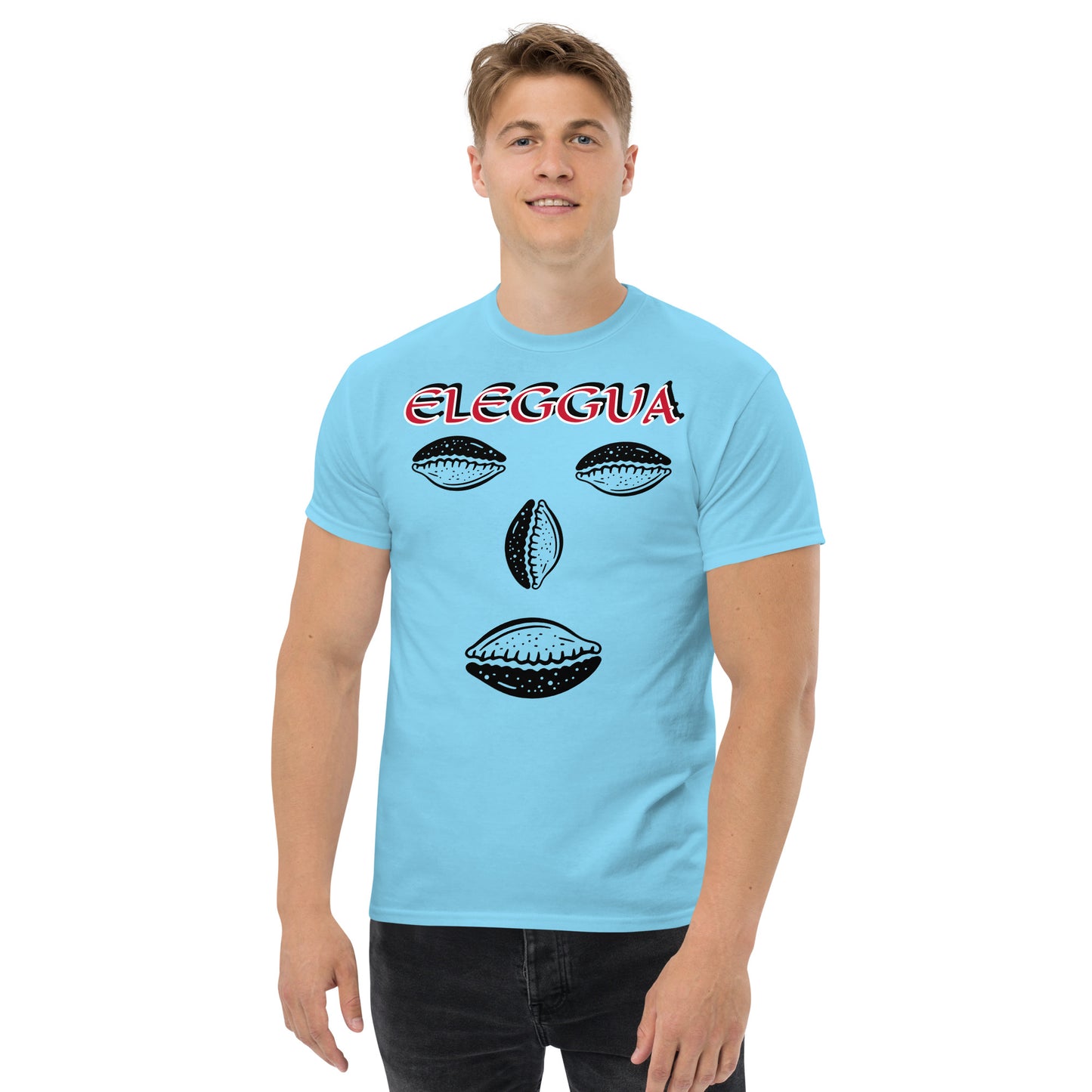 Eleggua Cowrie Black Unisex classic tee
