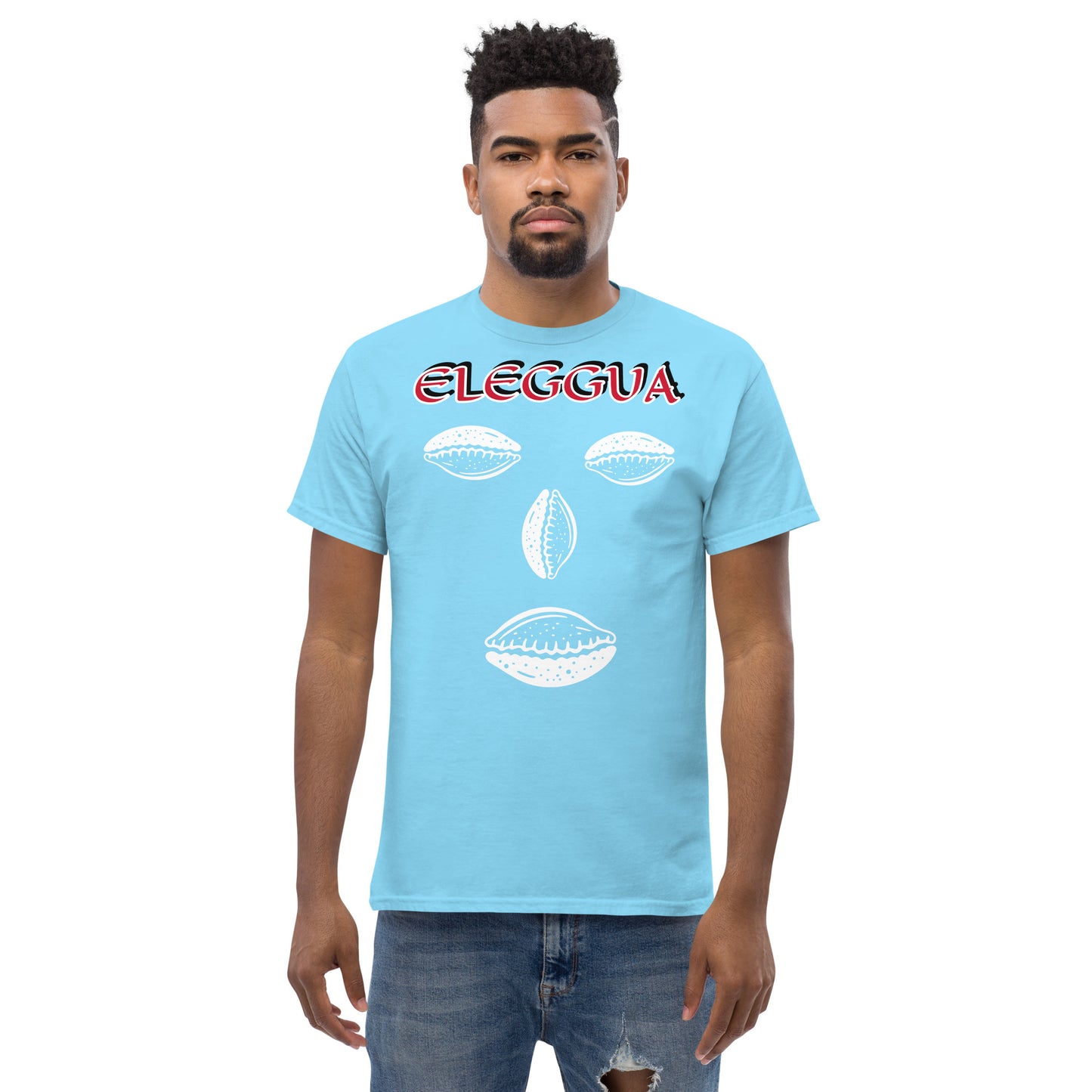 Eleggua Cowrie White Unisex classic tee