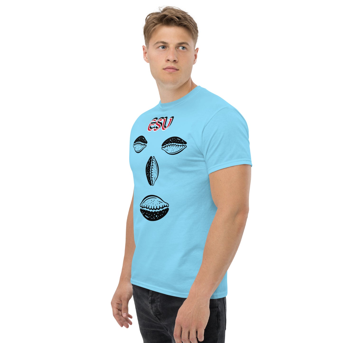 ESU Isese Cowrie Black Unisex classic tee