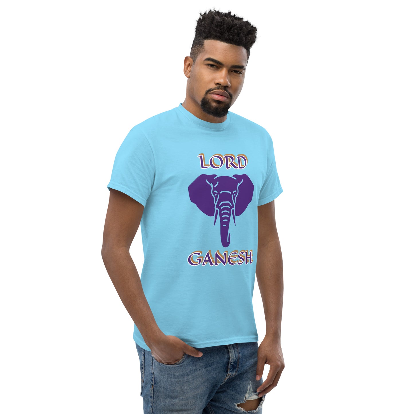 Lord Ganesh Purple Unisex classic tee