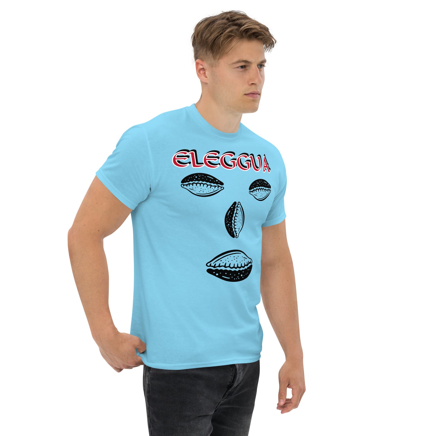 Eleggua Cowrie Black Unisex classic tee