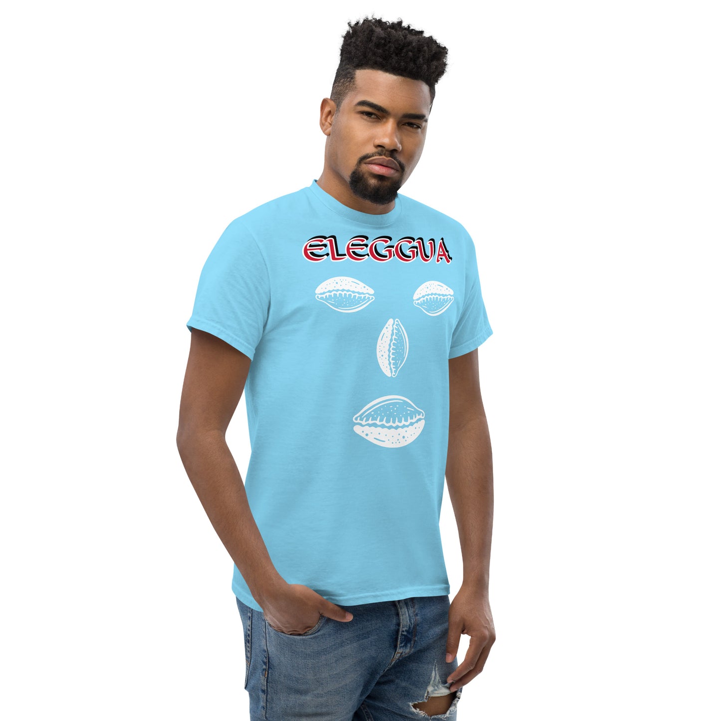 Eleggua Cowrie White Unisex classic tee
