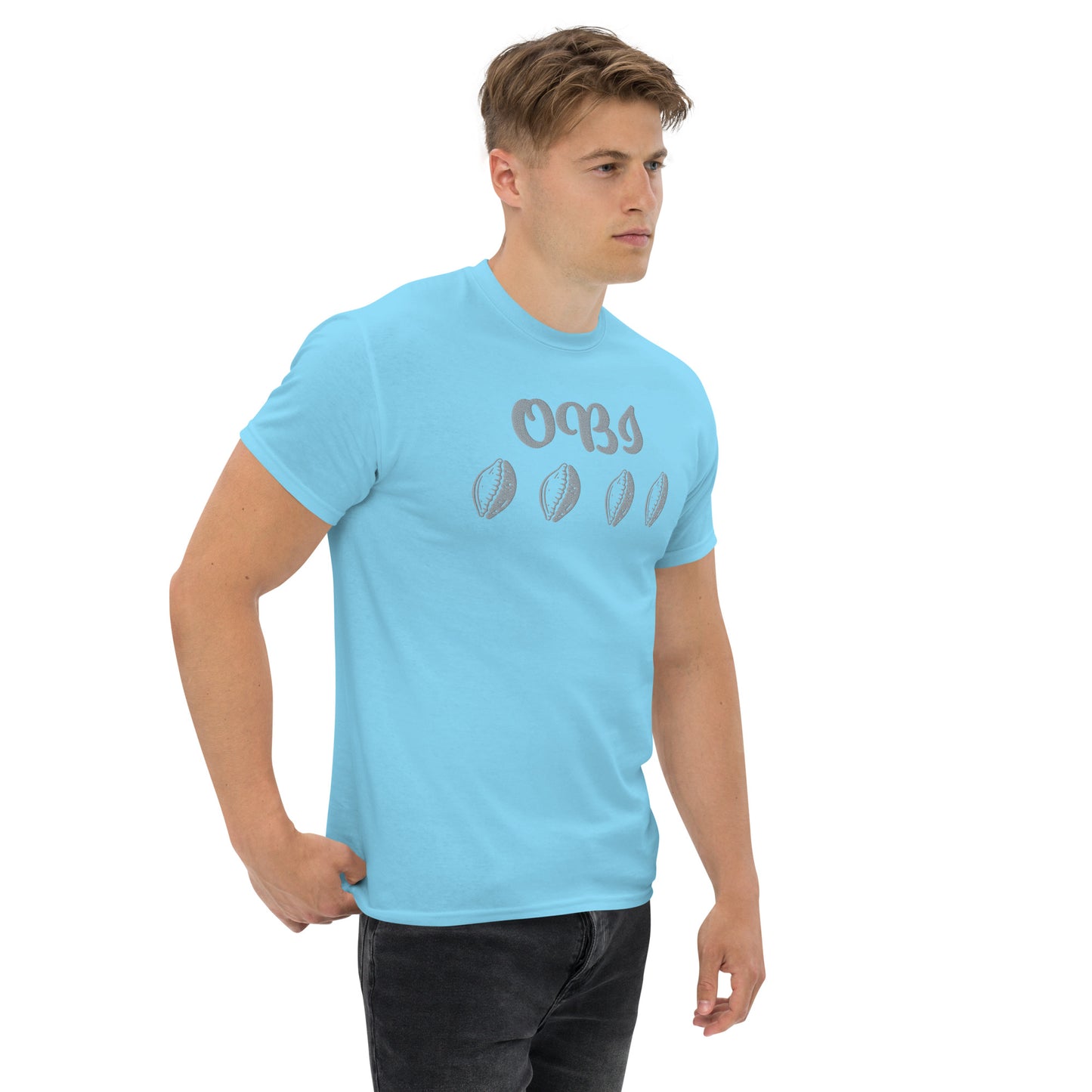OBI Silver Embroidered Unisex classic tee