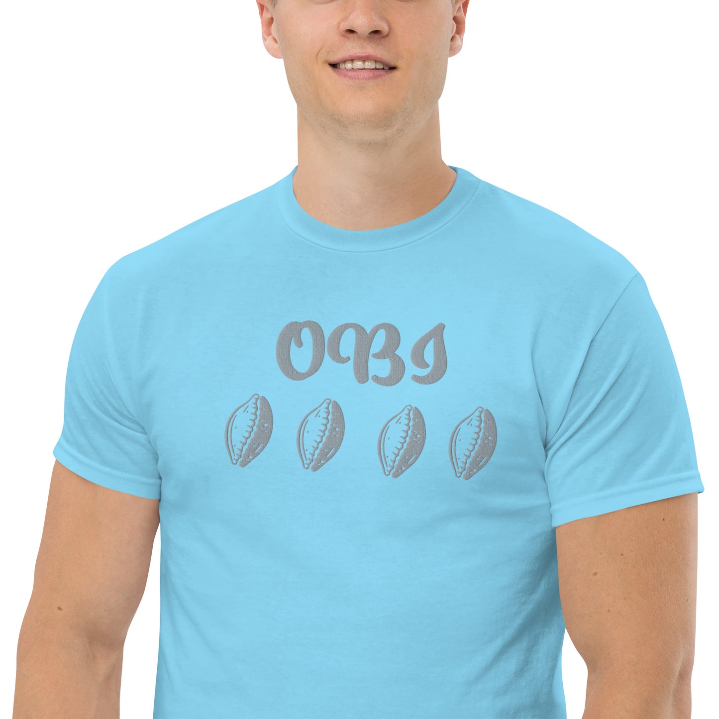 OBI Silver Embroidered Unisex classic tee