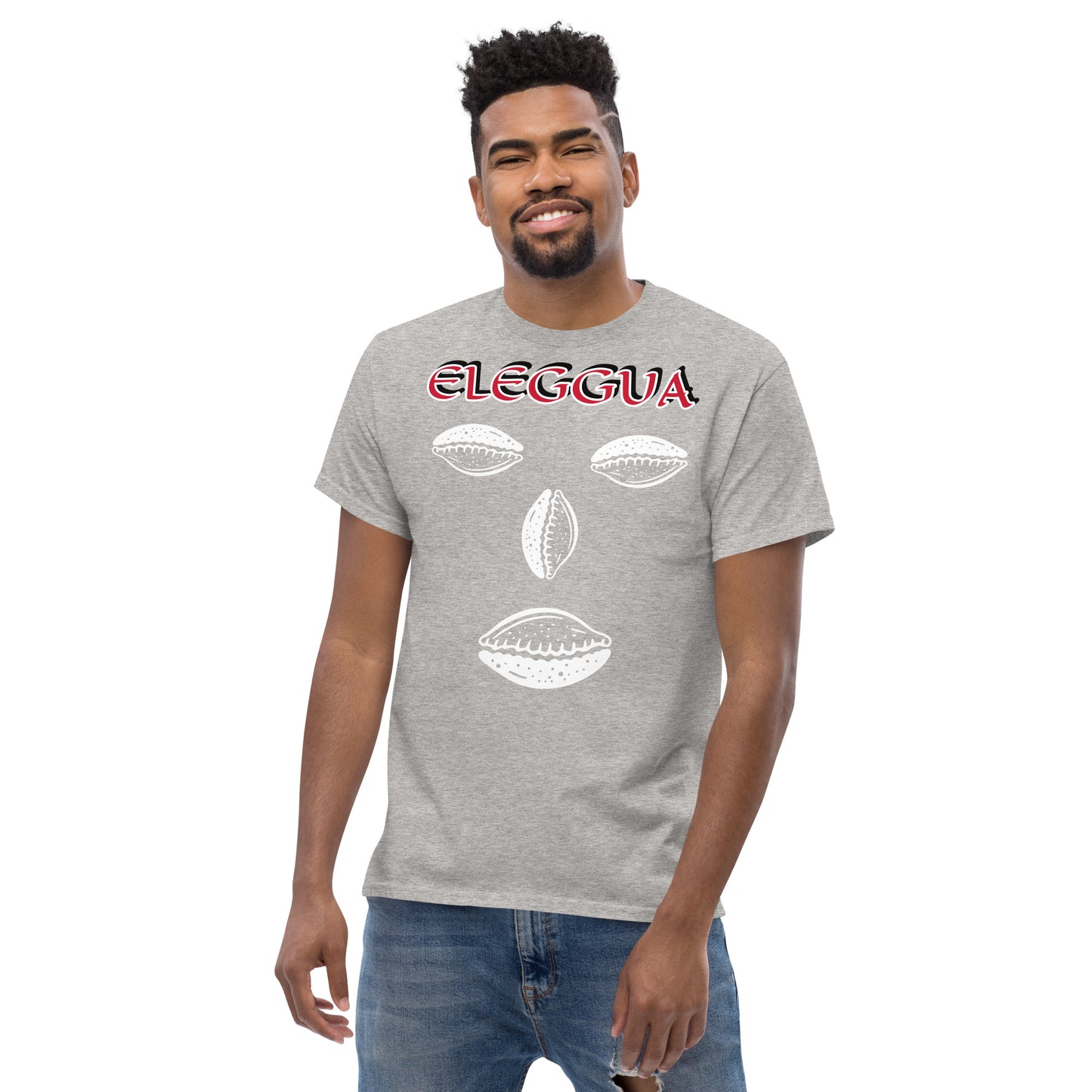 Eleggua Cowrie White Unisex classic tee