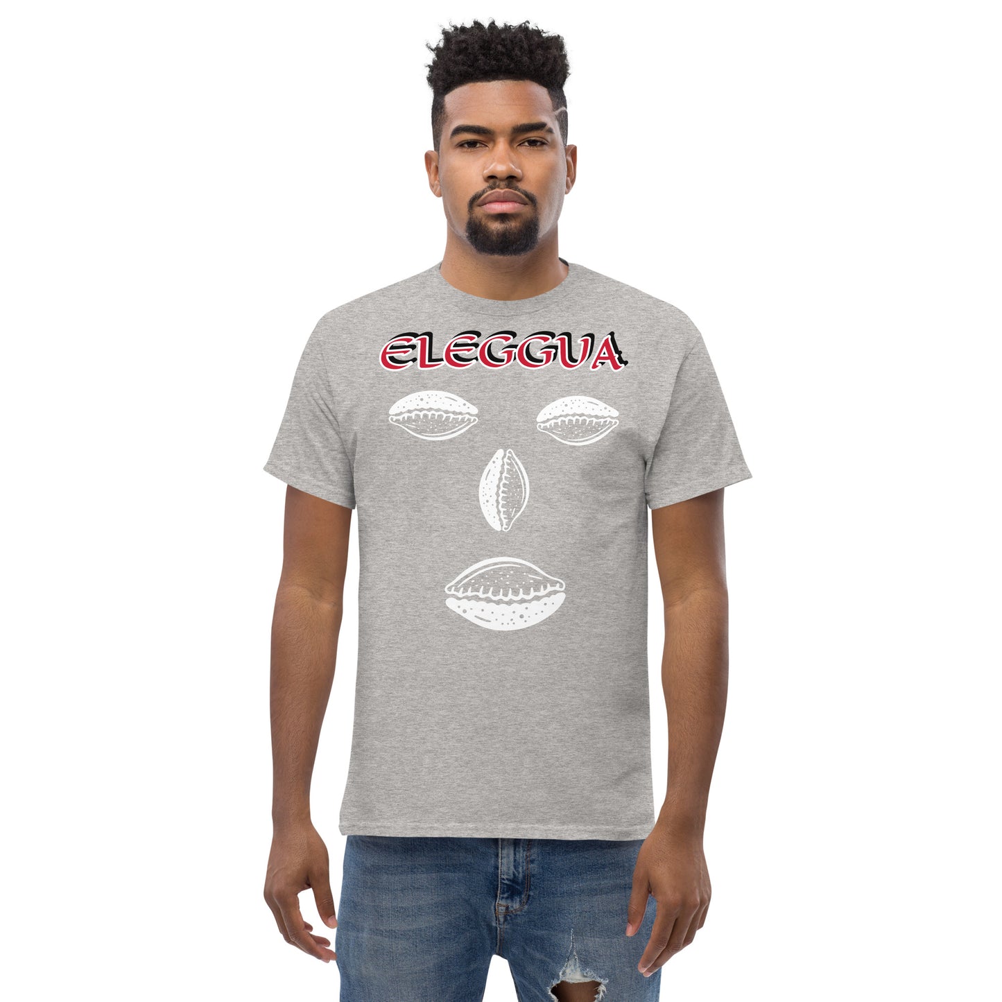 Eleggua Cowrie White Unisex classic tee