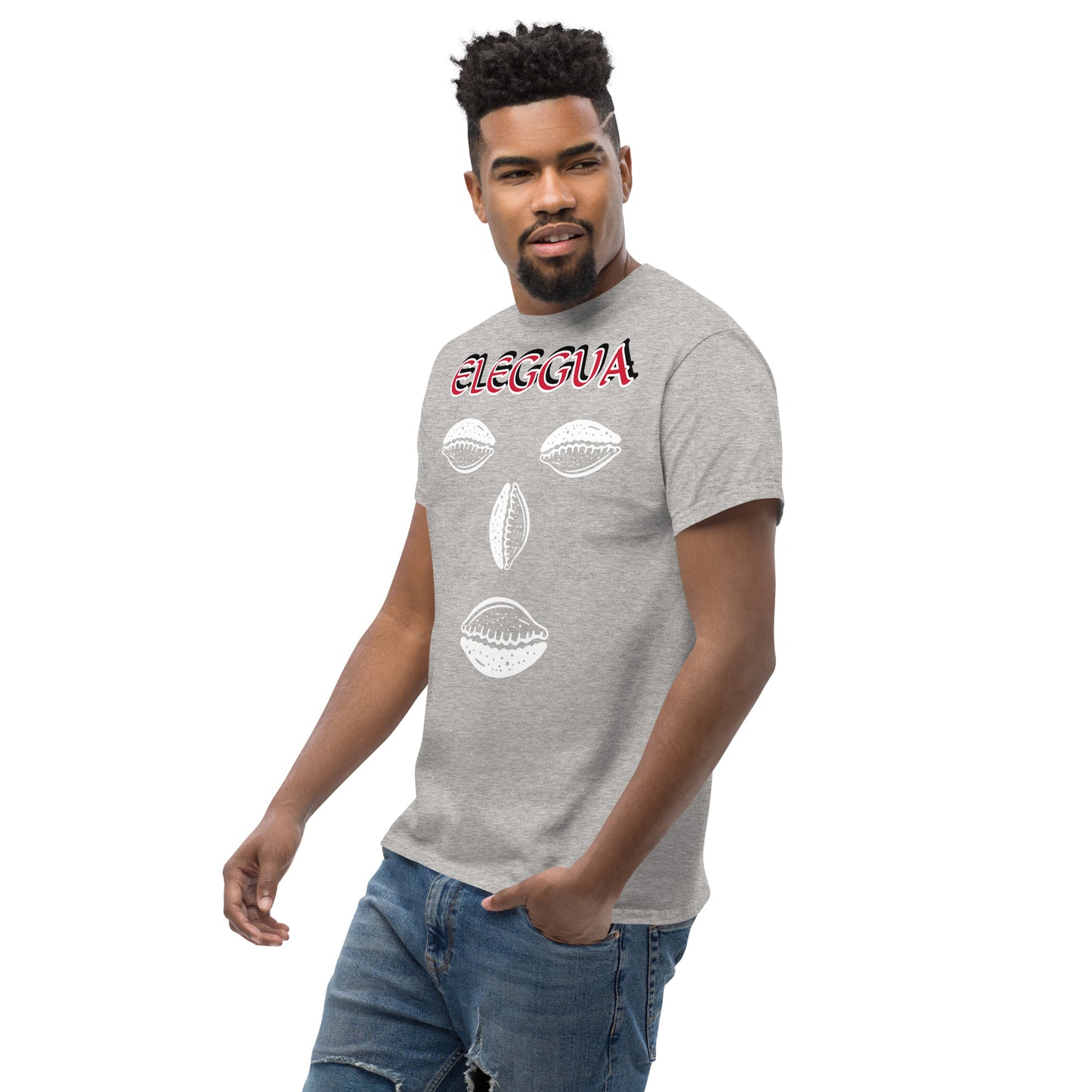 Eleggua Cowrie White Unisex classic tee