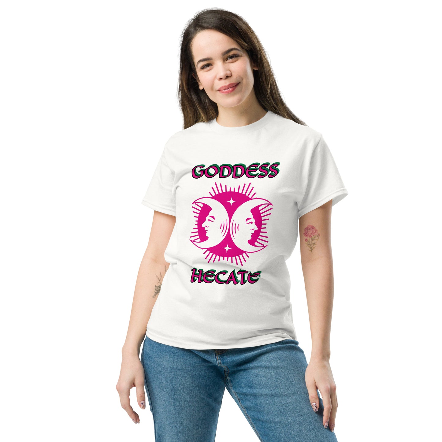 Triple Moon Goddess Hecate Unisex classic tee