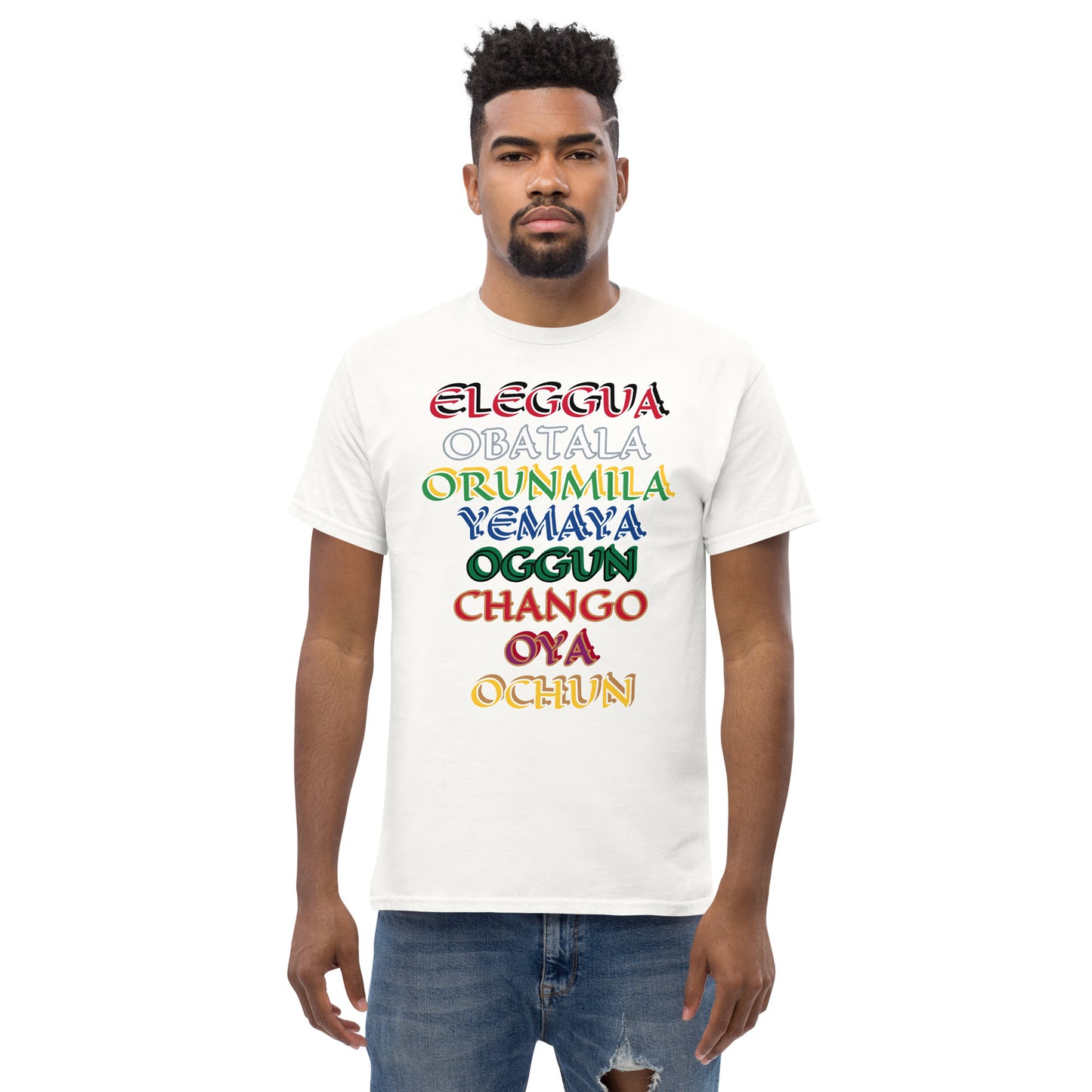 Oricha Hierarchy Lucumi Unisex classic tee 1