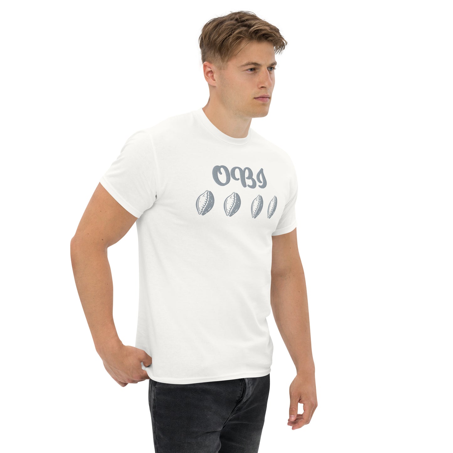 OBI Silver Embroidered Unisex classic tee