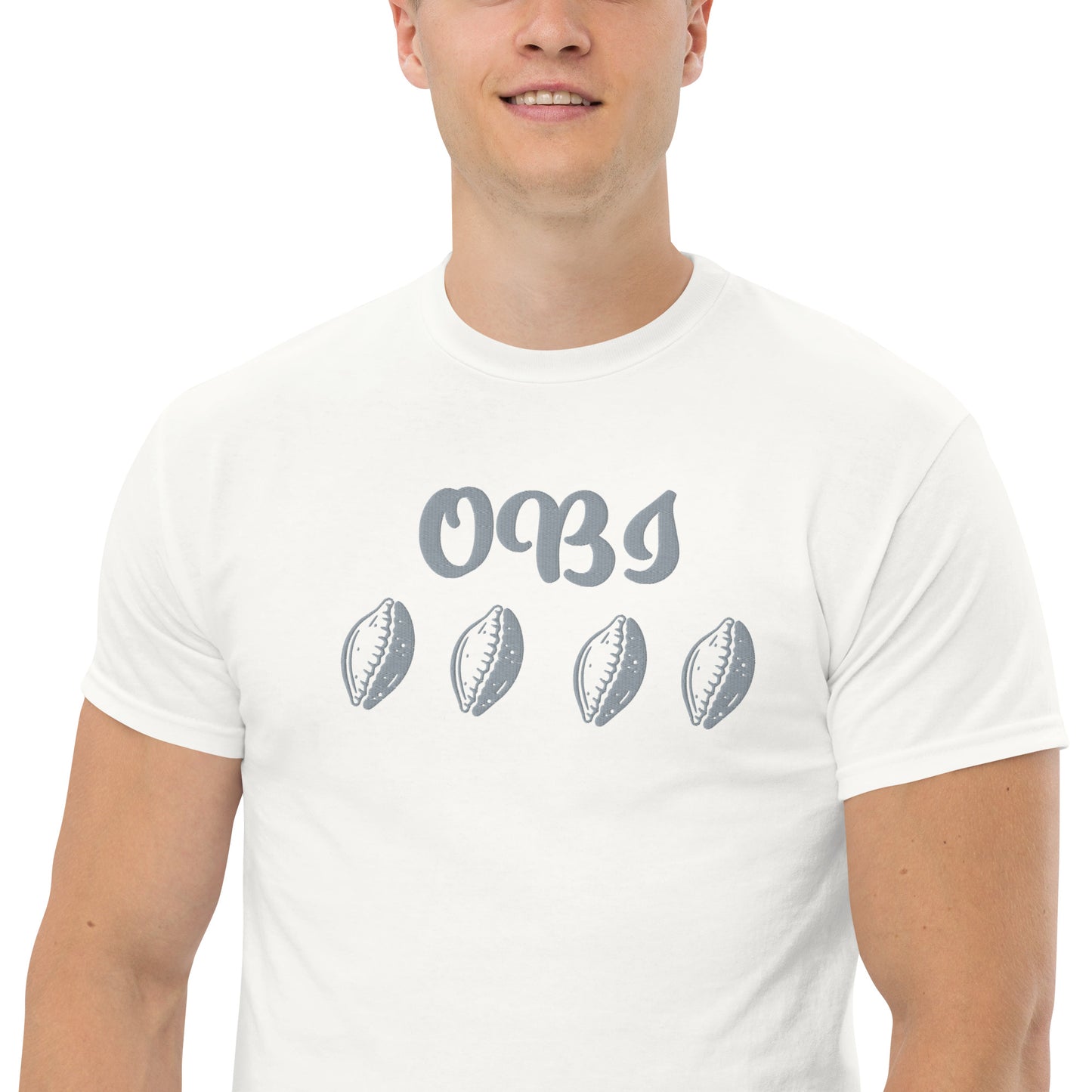 OBI Silver Embroidered Unisex classic tee