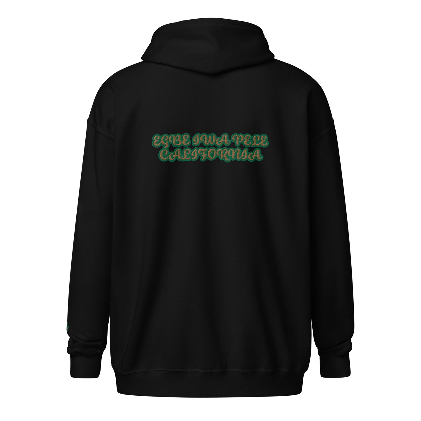 Egbe Iwa Pele ÀWO Reverse Isese Cali Unisex heavy blend zip hoodie 1