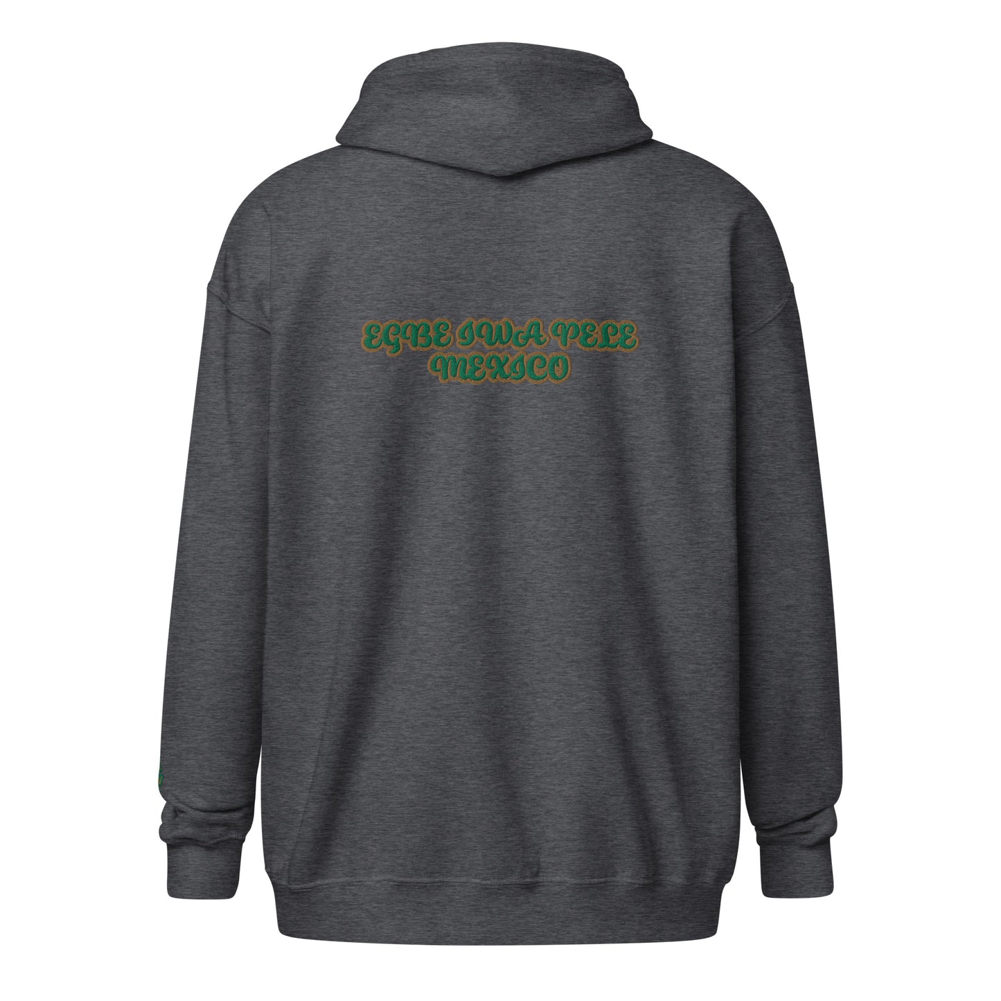 Egbe Iwa Pele ÀWO Isese MEX Unisex heavy blend zip hoodie 1