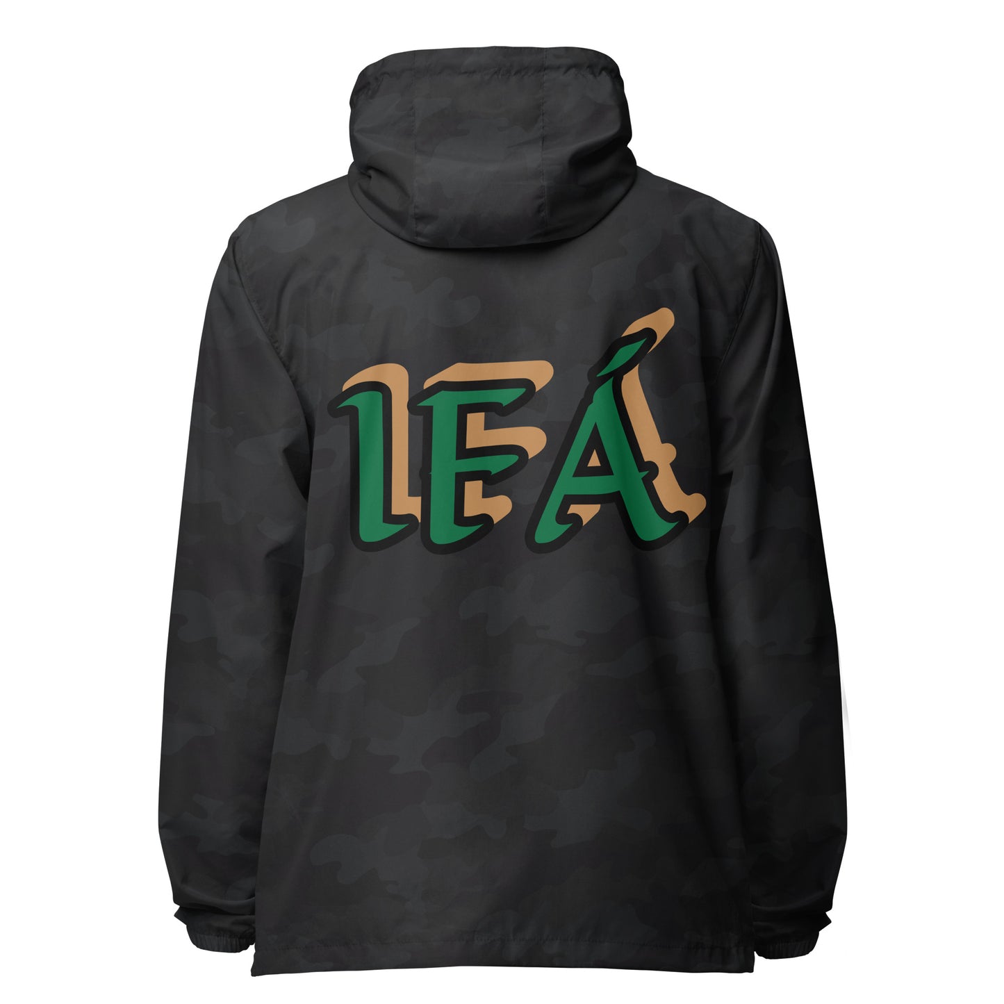 Egbe Apparel Logo Ifa Gold incognito Unisex lightweight zip up windbreaker