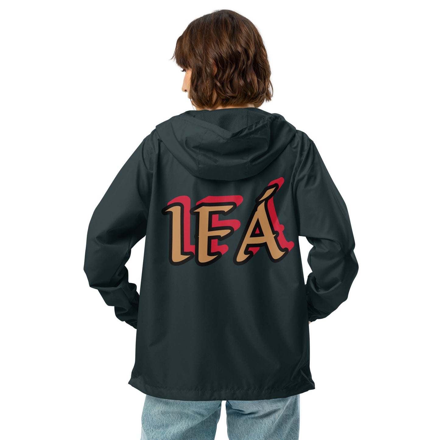 Egbe Apparel Logo Ifa Gold Unisex lightweight zip up windbreaker