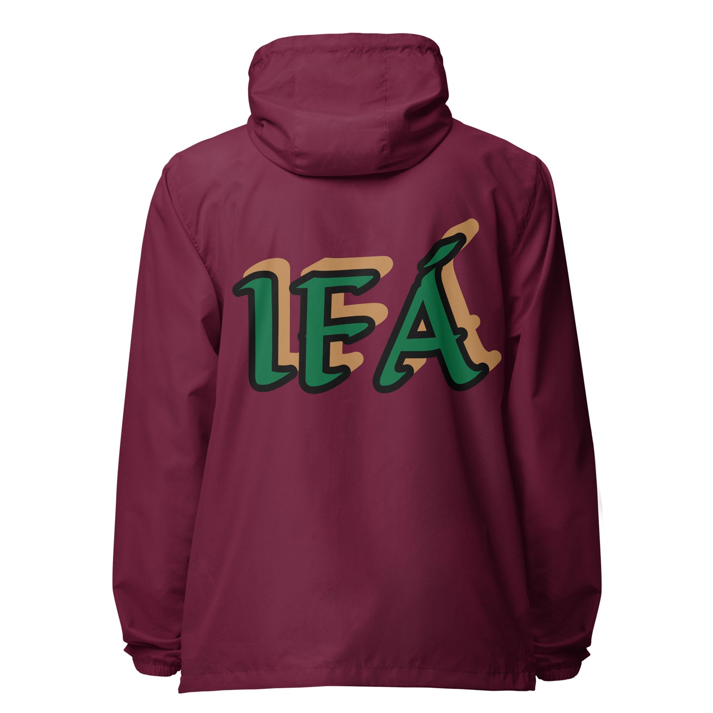 Egbe Apparel Logo Ifa Gold incognito Unisex lightweight zip up windbreaker
