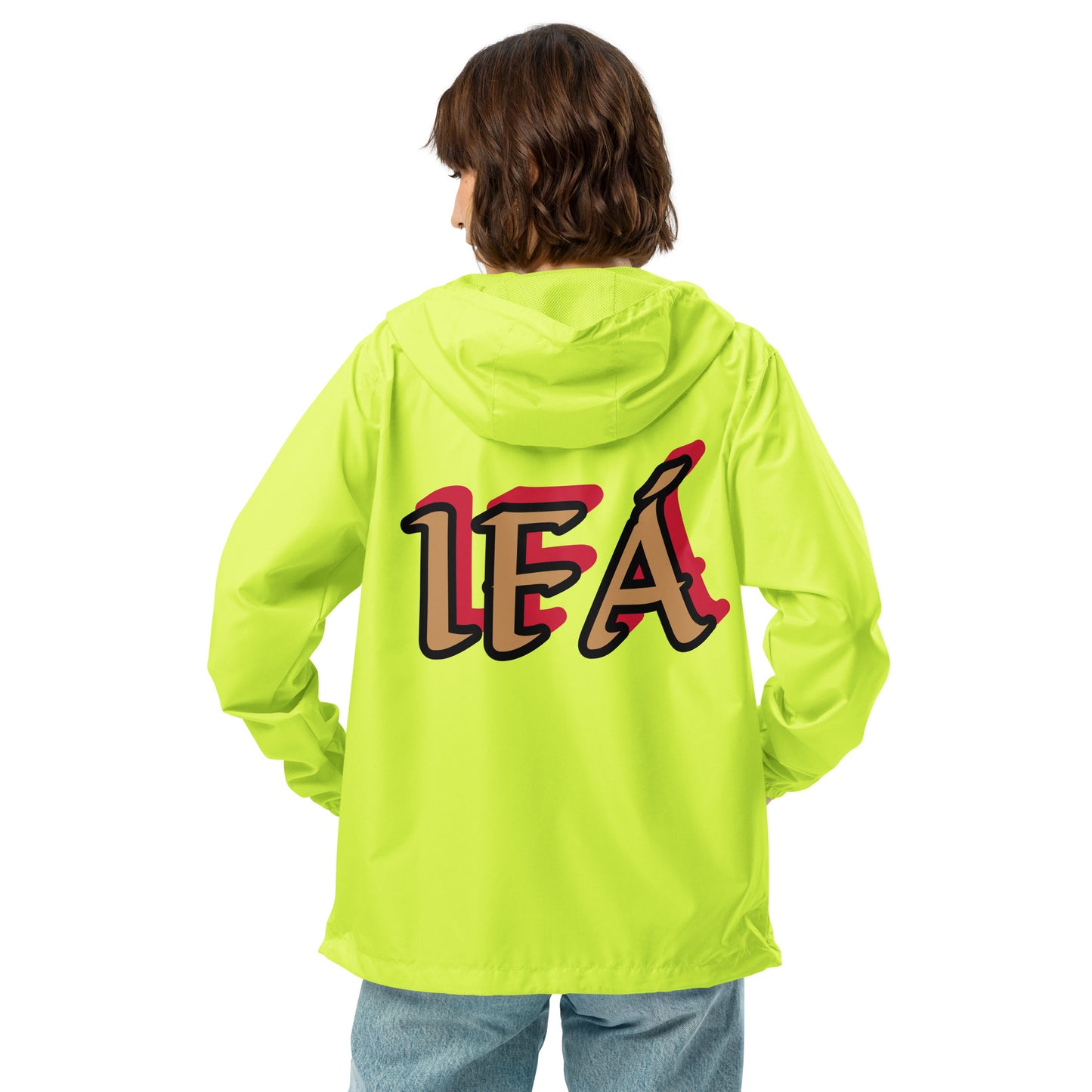 Egbe Apparel Logo Ifa Gold Unisex lightweight zip up windbreaker