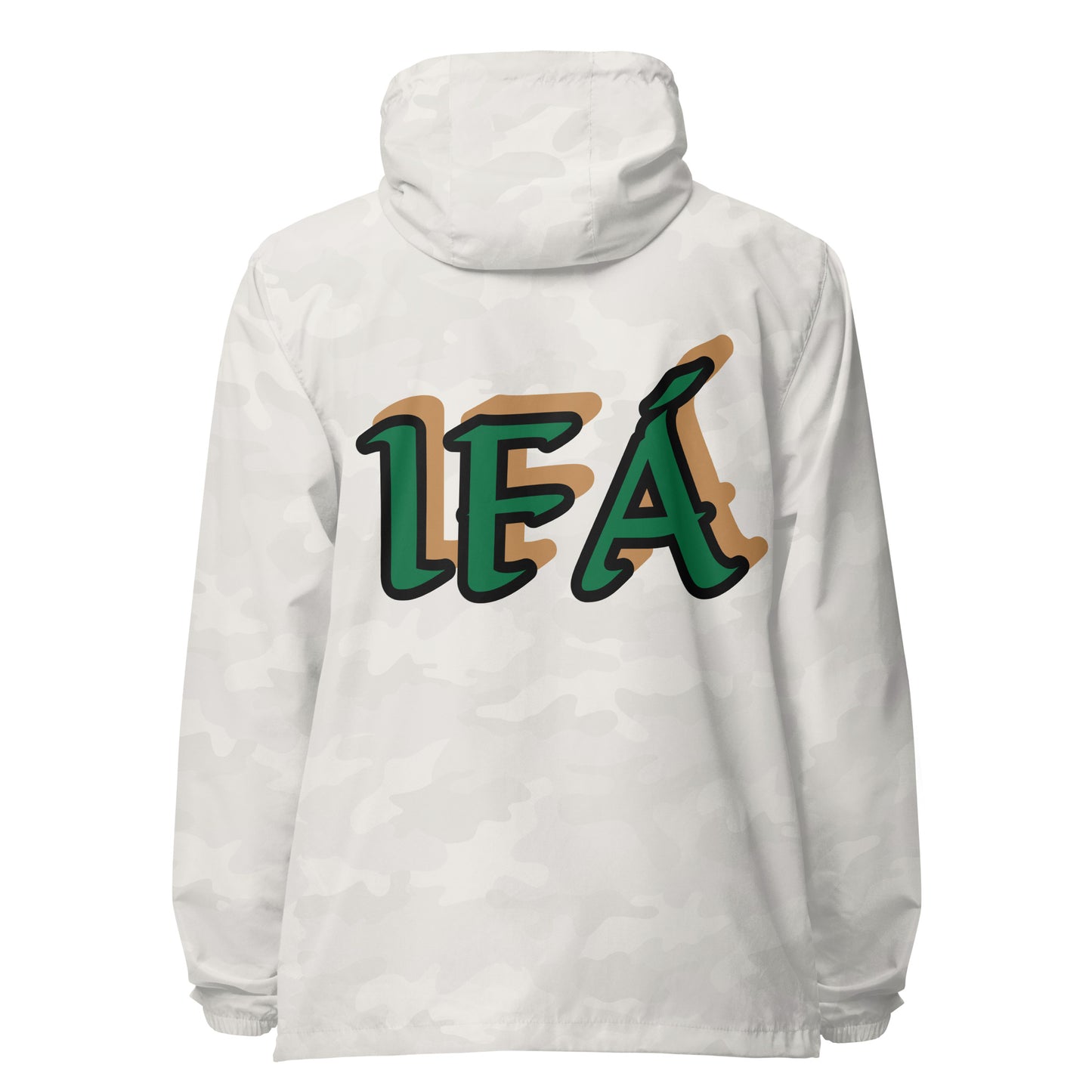 Egbe Apparel Logo Ifa Gold incognito Unisex lightweight zip up windbreaker