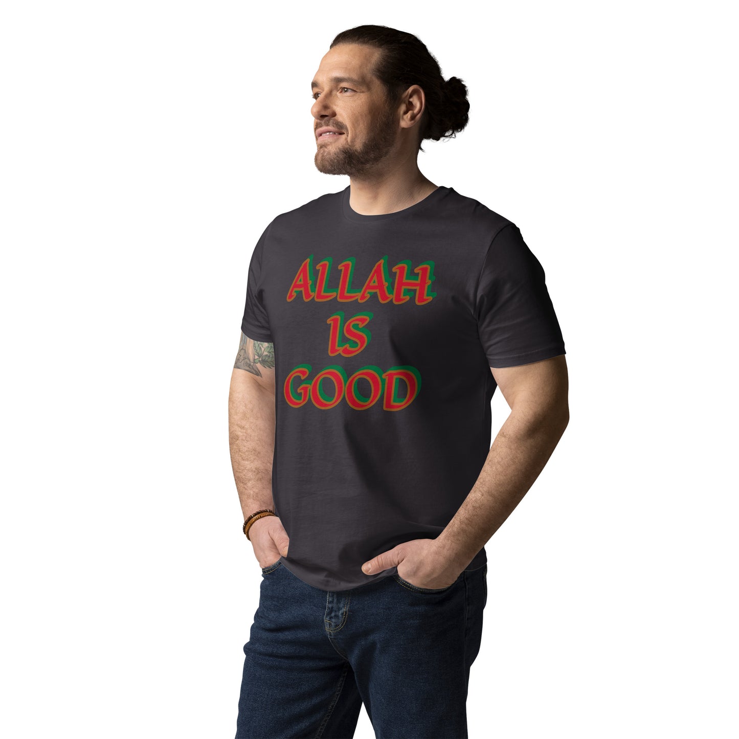 Allah is good Unisex organic cotton t-shirt