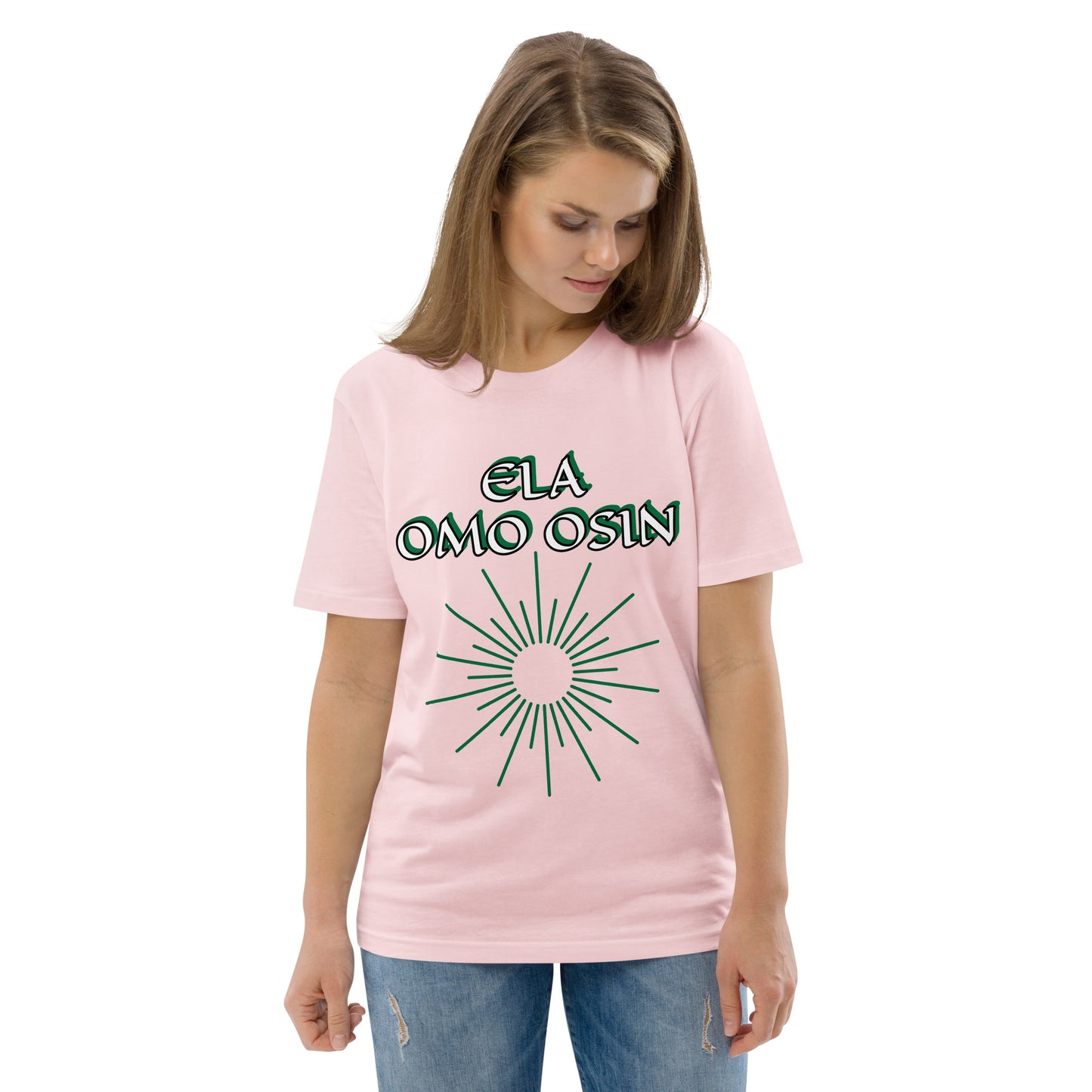 ELA Omo Osin Aje-Ju-Ogun Incognito Unisex organic cotton t-shirt