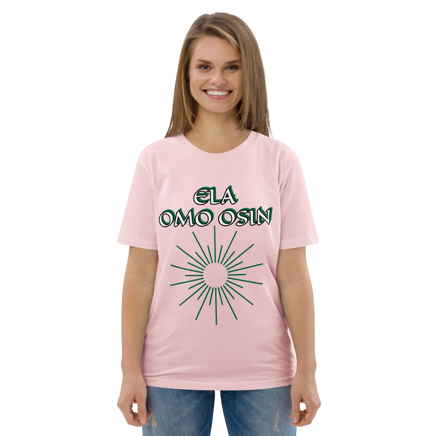 ELA Omo Osin Aje-Ju-Ogun Incognito Unisex organic cotton t-shirt