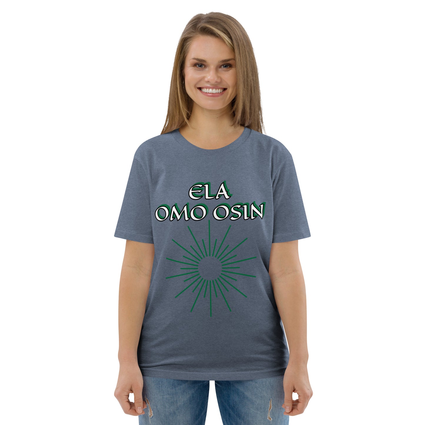 ELA Omo Osin Aje-Ju-Ogun Incognito Unisex organic cotton t-shirt
