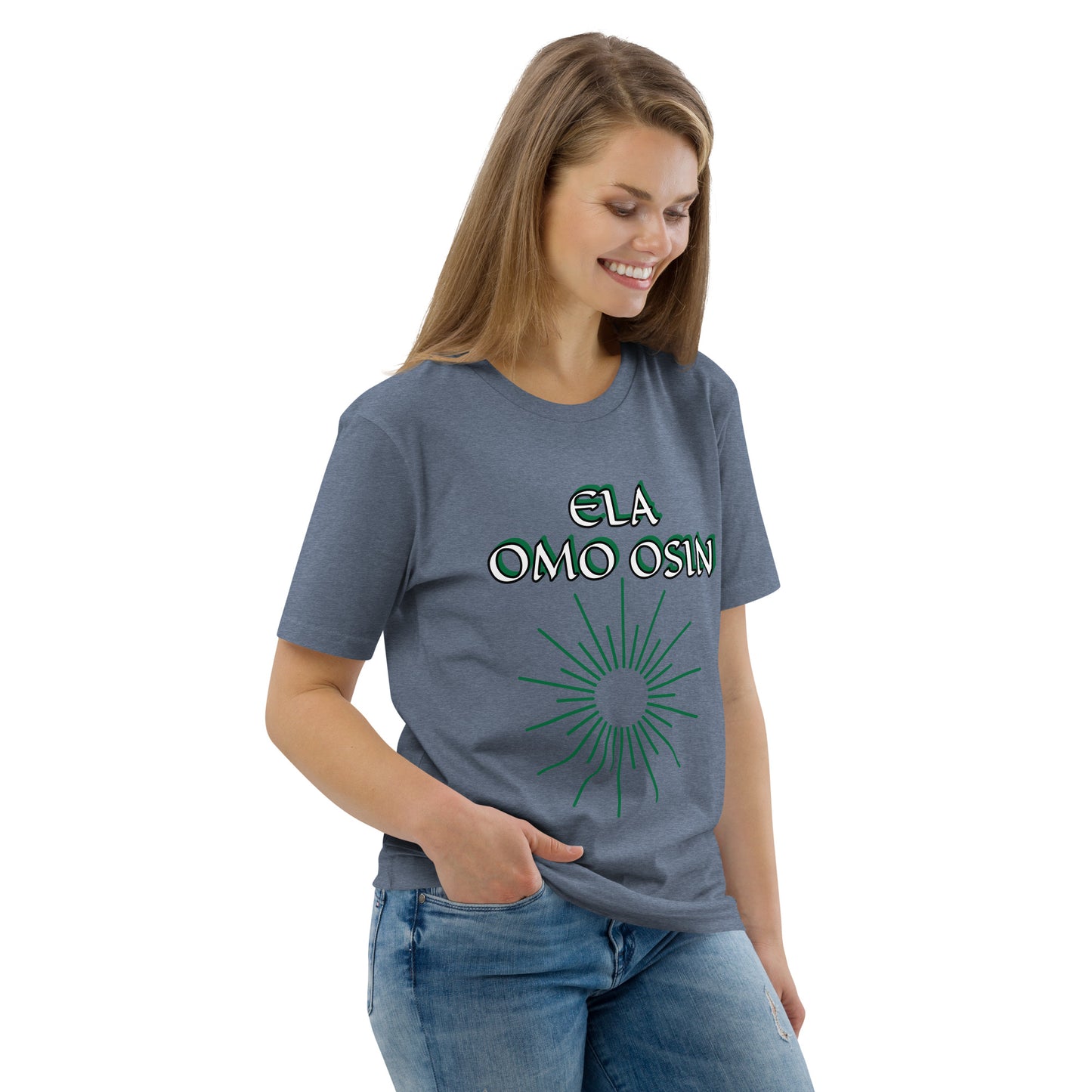 ELA Omo Osin Aje-Ju-Ogun Incognito Unisex organic cotton t-shirt