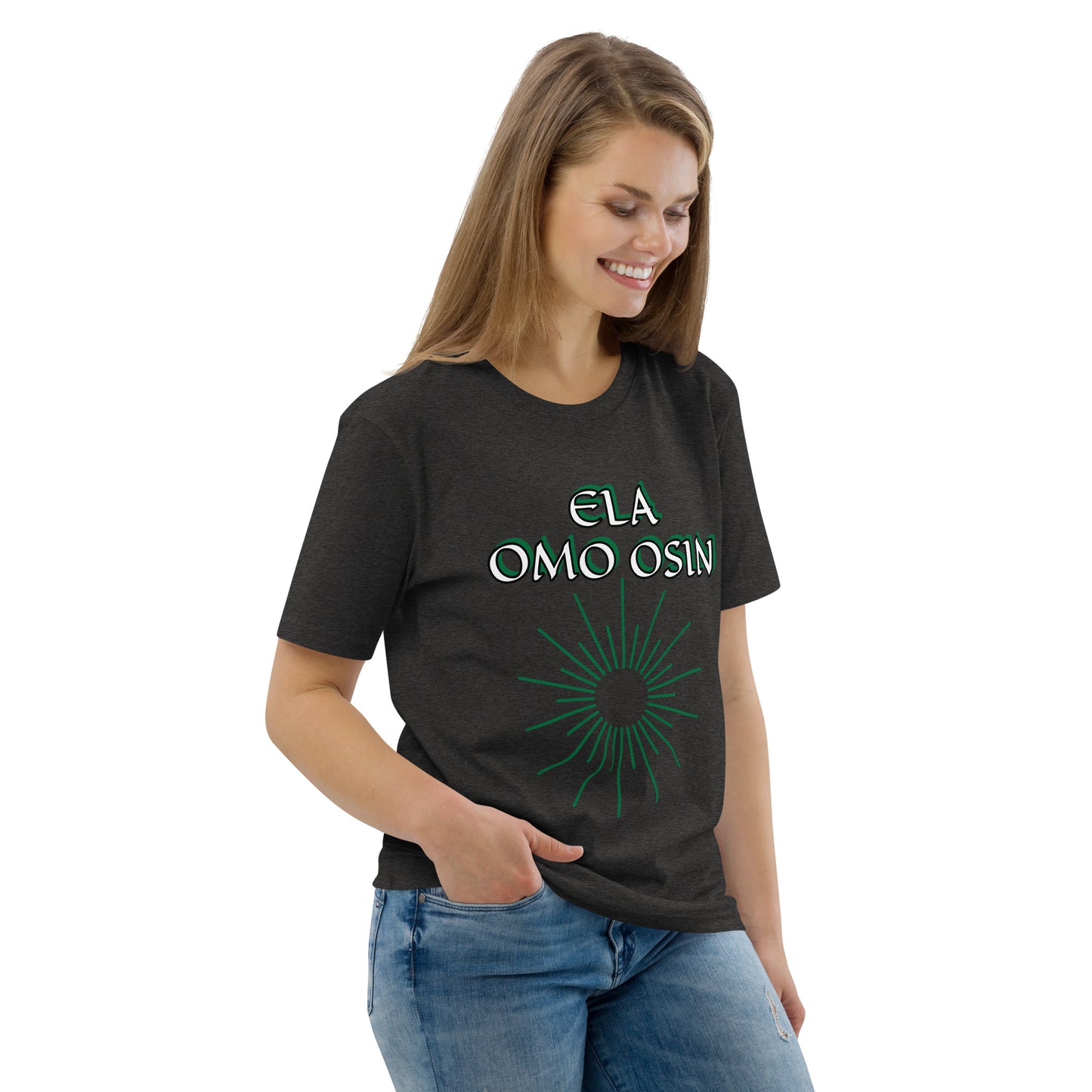 ELA Omo Osin Aje-Ju-Ogun Incognito Unisex organic cotton t-shirt