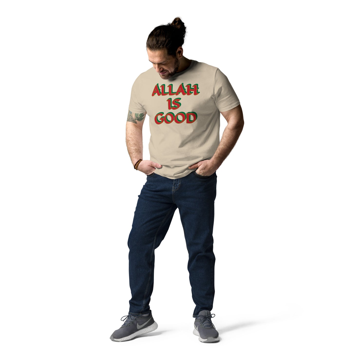 Allah is good Unisex organic cotton t-shirt
