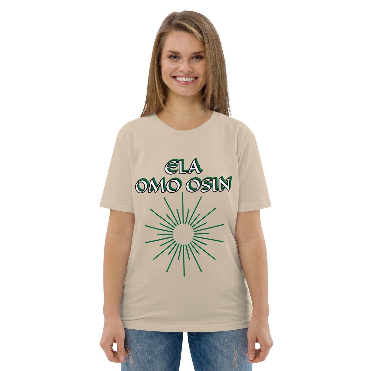 ELA Omo Osin Aje-Ju-Ogun Incognito Unisex organic cotton t-shirt
