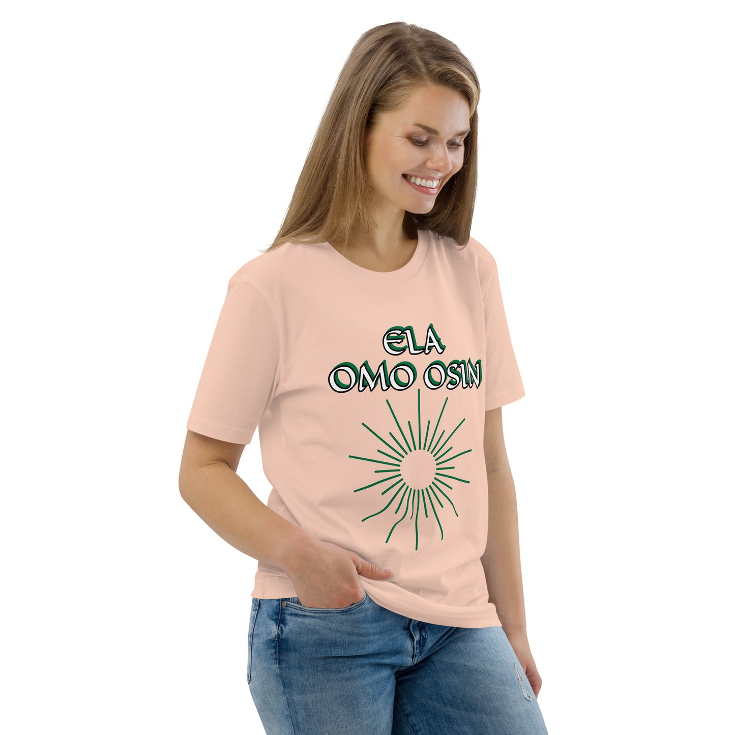 ELA Omo Osin Aje-Ju-Ogun Incognito Unisex organic cotton t-shirt