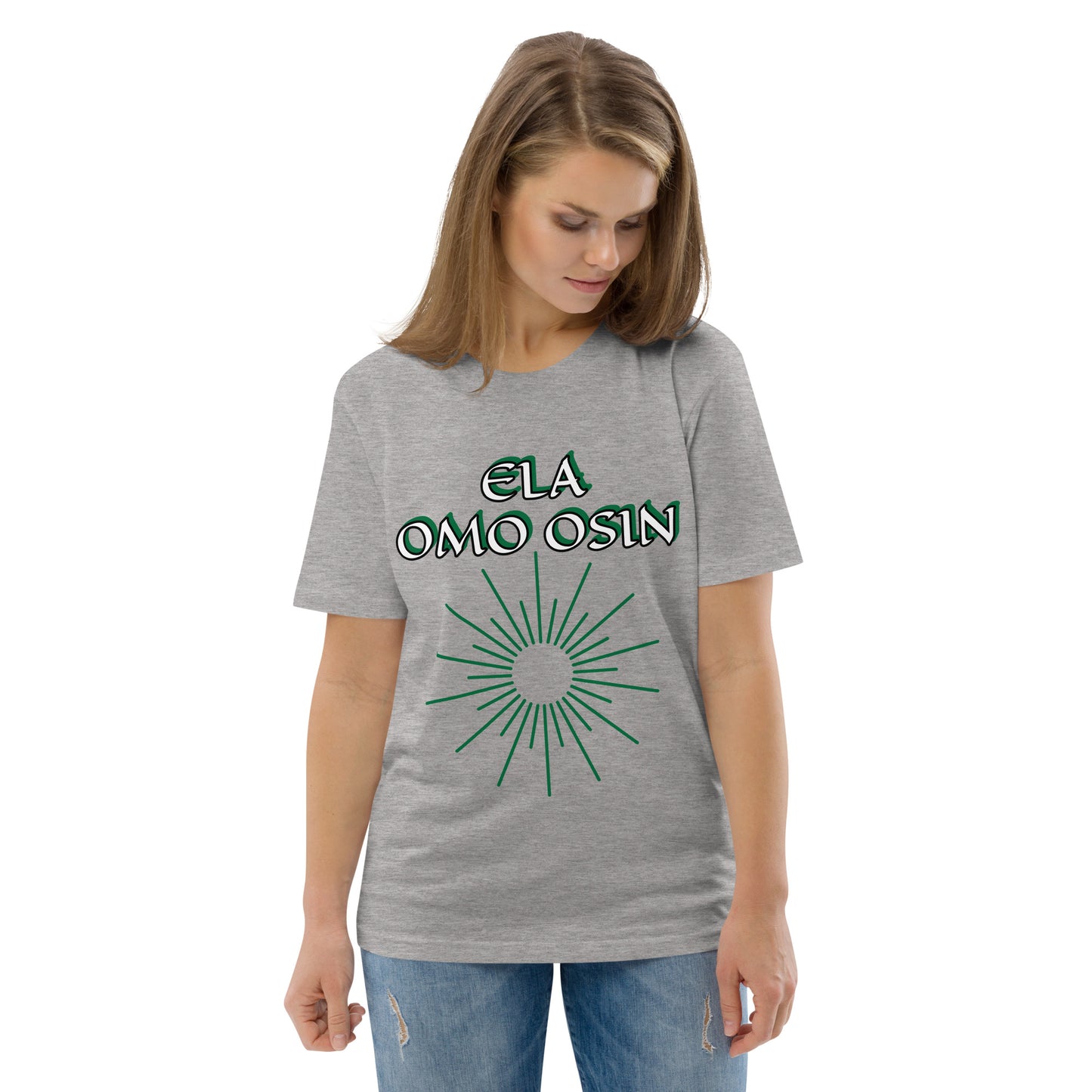 ELA Omo Osin Aje-Ju-Ogun Incognito Unisex organic cotton t-shirt