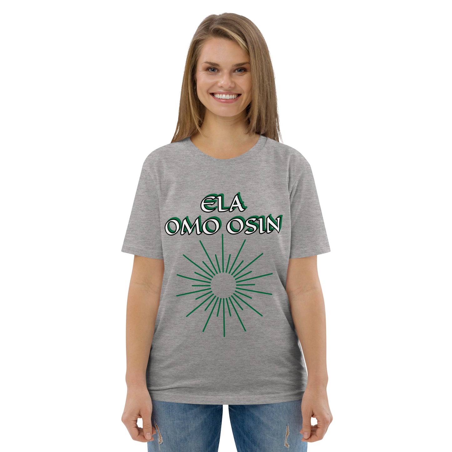 ELA Omo Osin Aje-Ju-Ogun Incognito Unisex organic cotton t-shirt