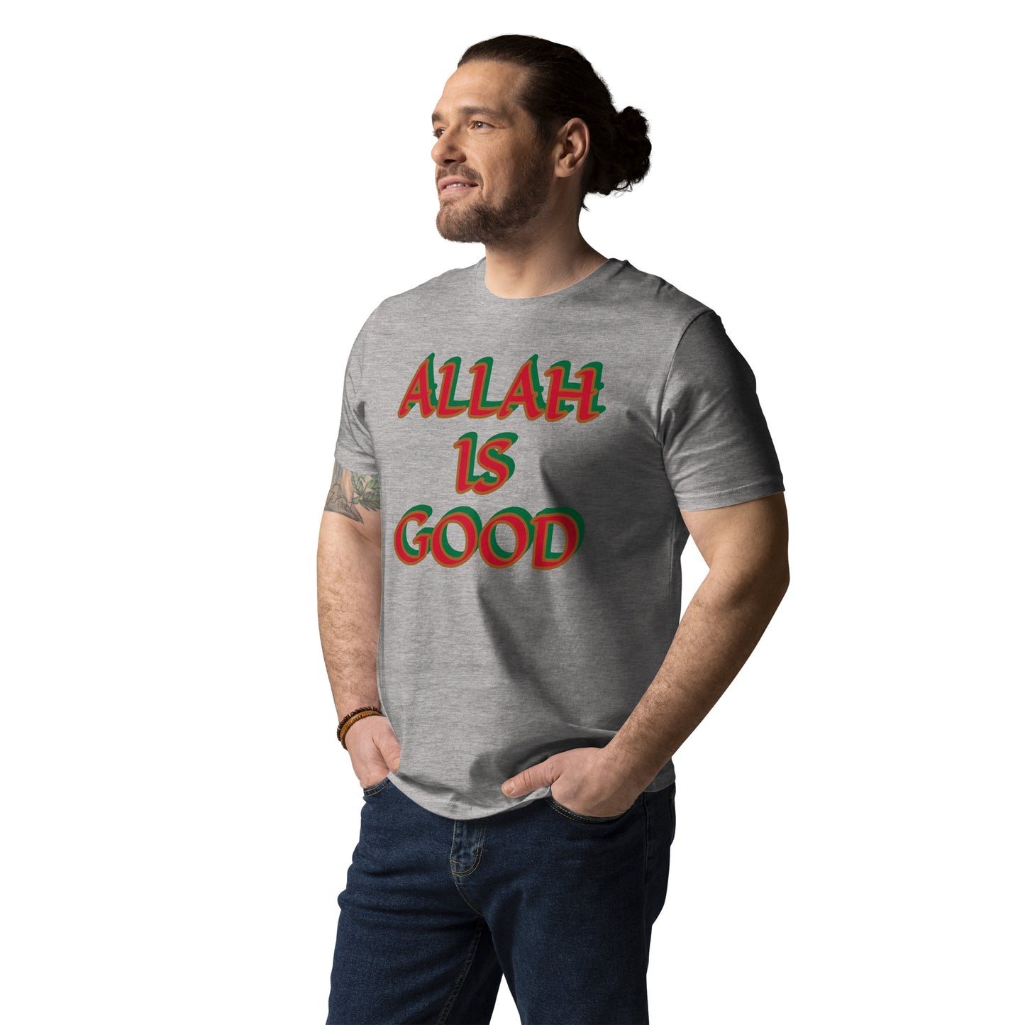 Allah is good Unisex organic cotton t-shirt