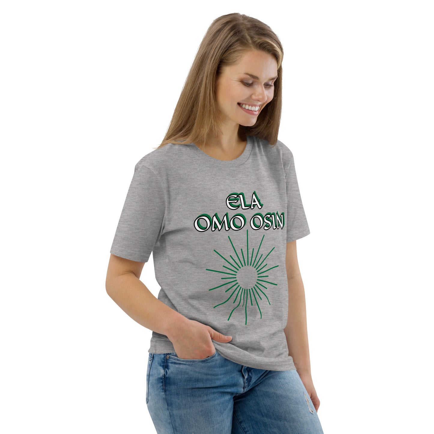ELA Omo Osin Aje-Ju-Ogun Incognito Unisex organic cotton t-shirt