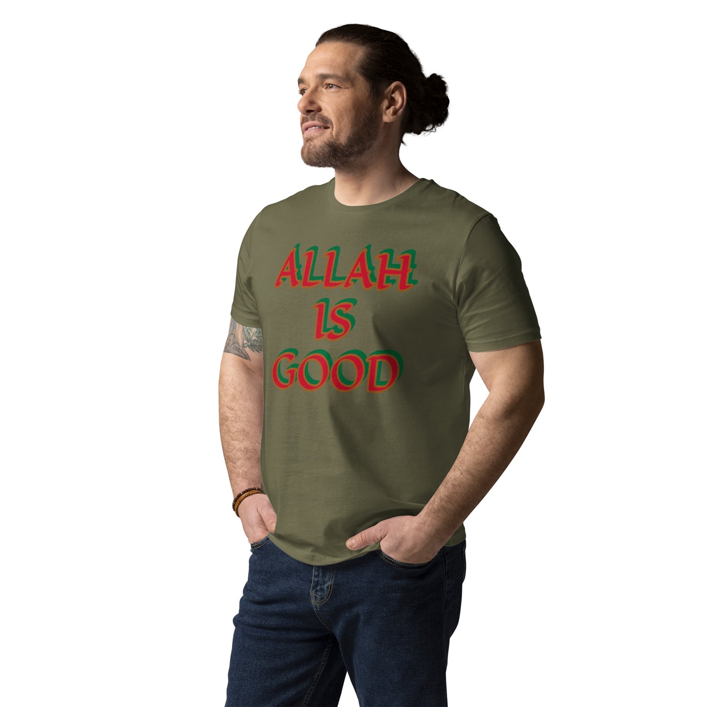 Allah is good Unisex organic cotton t-shirt
