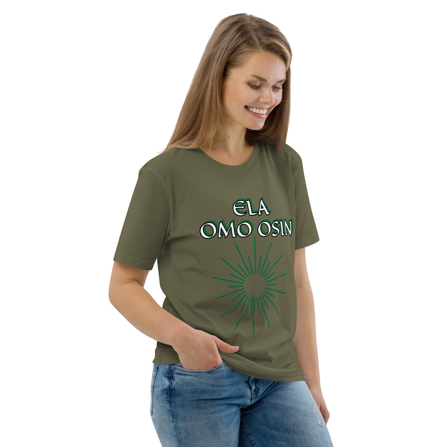 ELA Omo Osin Aje-Ju-Ogun Incognito Unisex organic cotton t-shirt