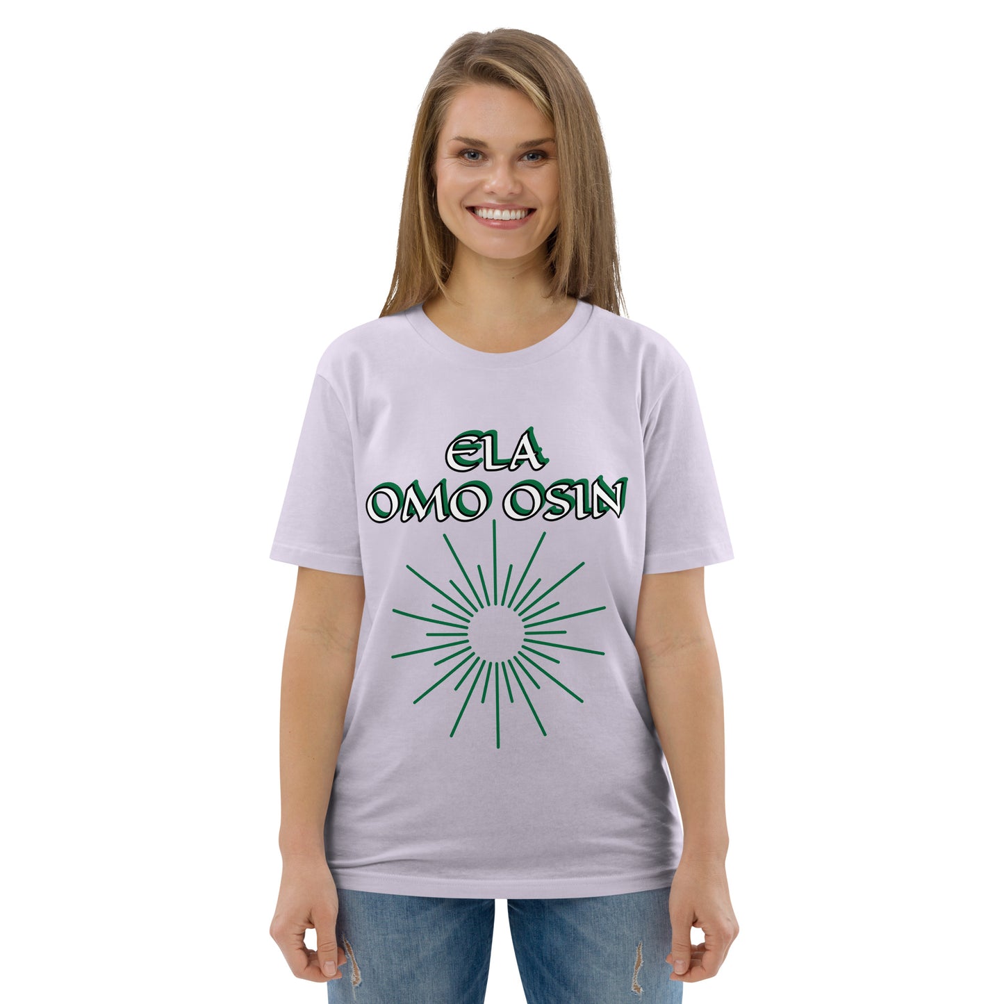 ELA Omo Osin Aje-Ju-Ogun Incognito Unisex organic cotton t-shirt