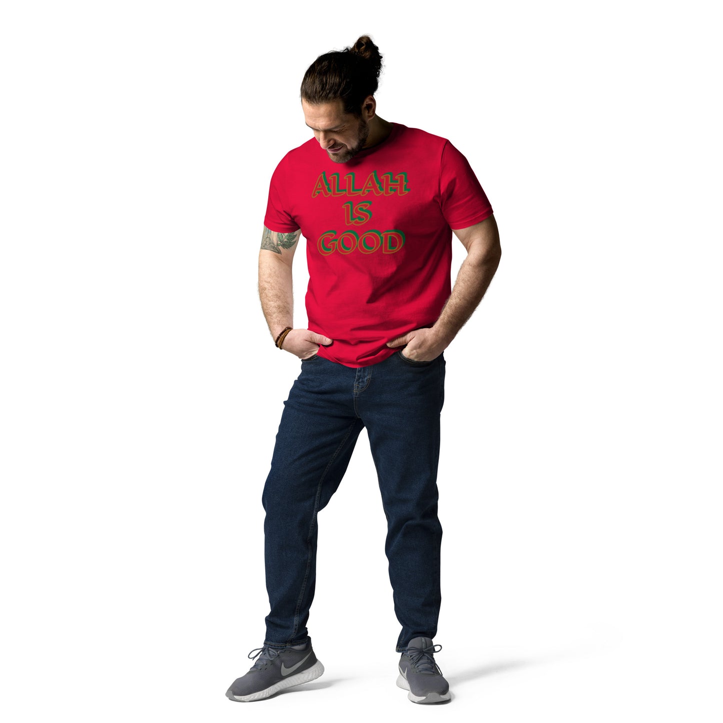 Allah is good Unisex organic cotton t-shirt