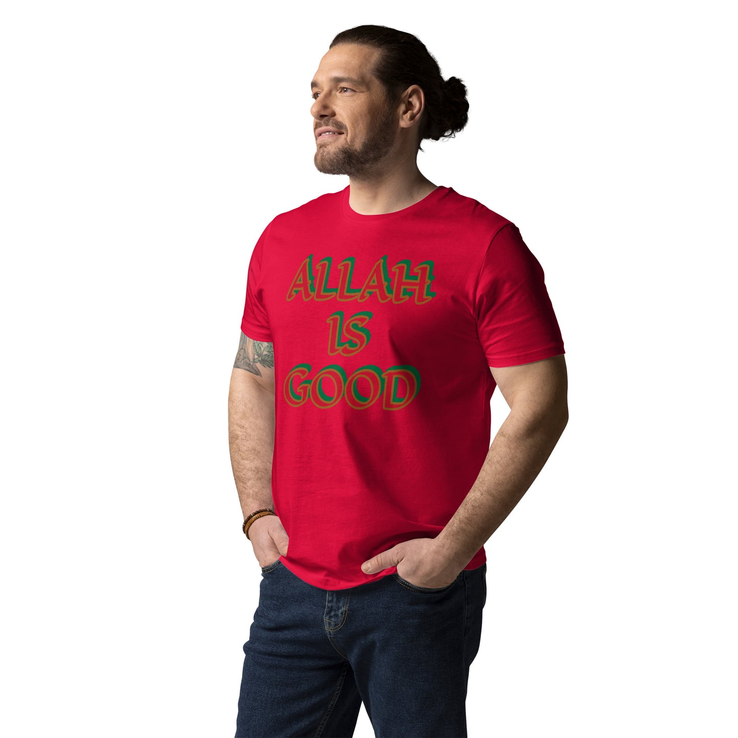 Allah is good Unisex organic cotton t-shirt