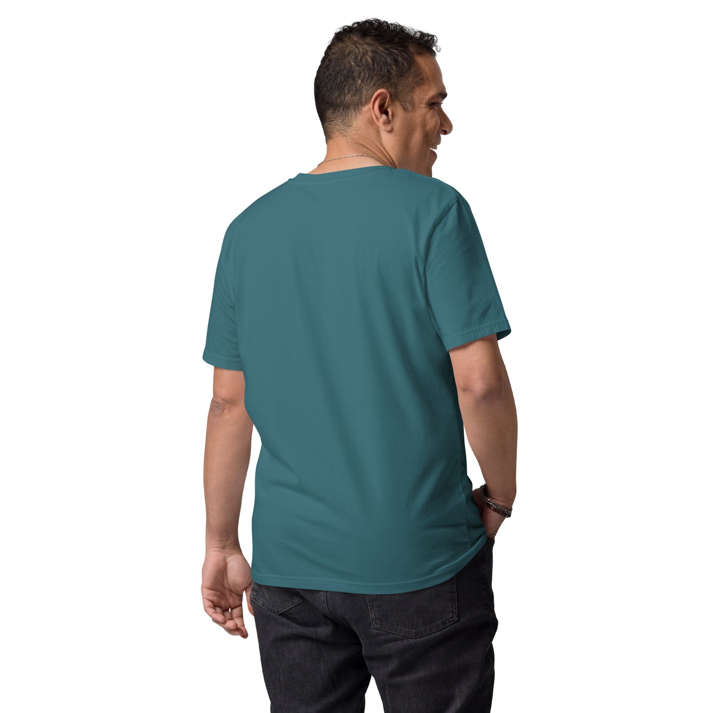 ELA Omo Osin Meji blue Unisex organic cotton t-shirt